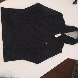 HOODIE- RVCA regular fit pull over grey hoodie.